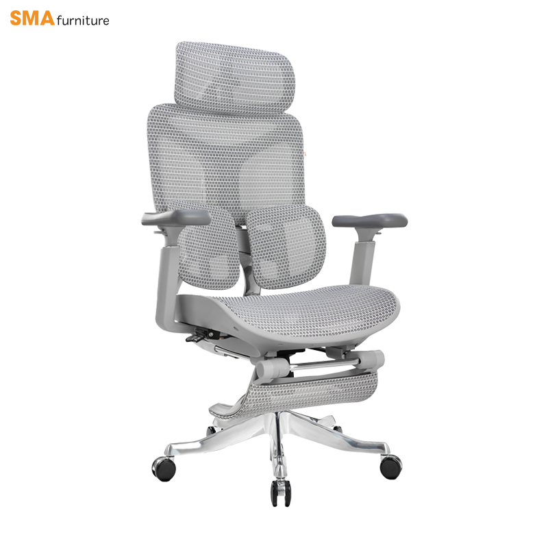 Xám- Super Mesh V2 -Gác chân