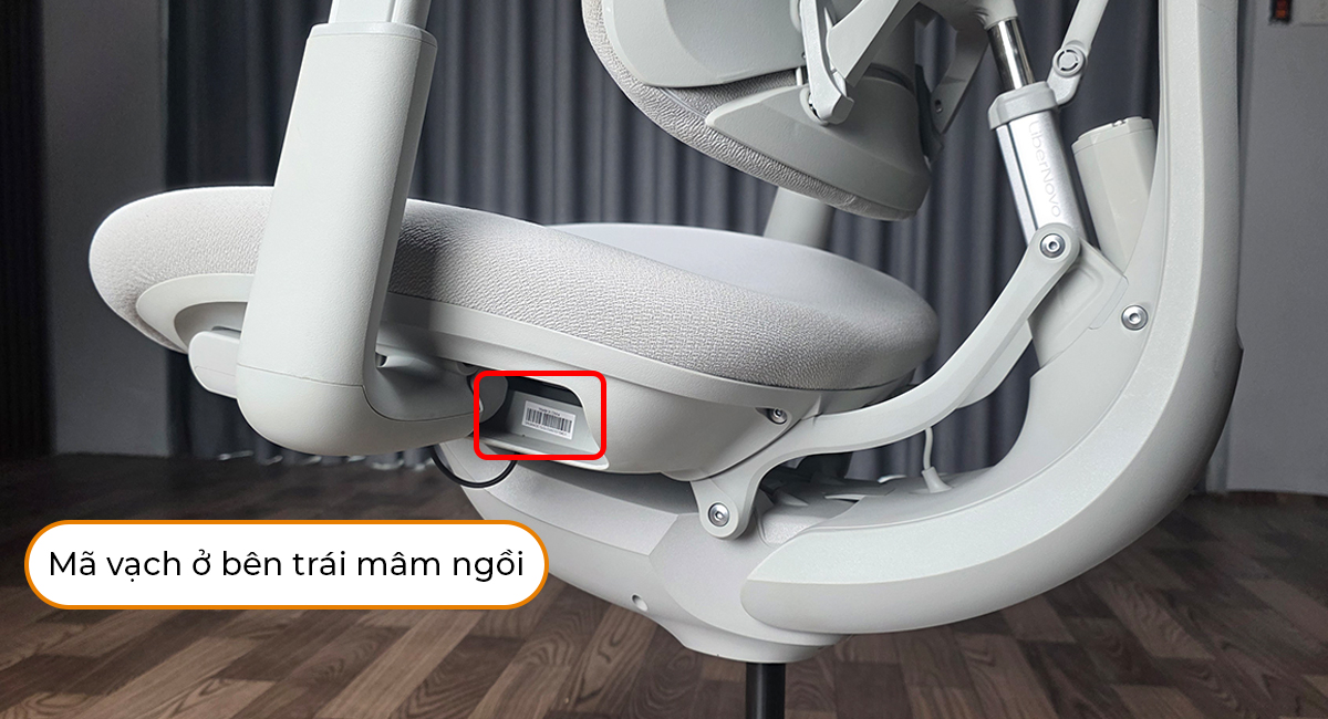 kiểm tra mã vạch ghế LiberNovo Omni chính hãng